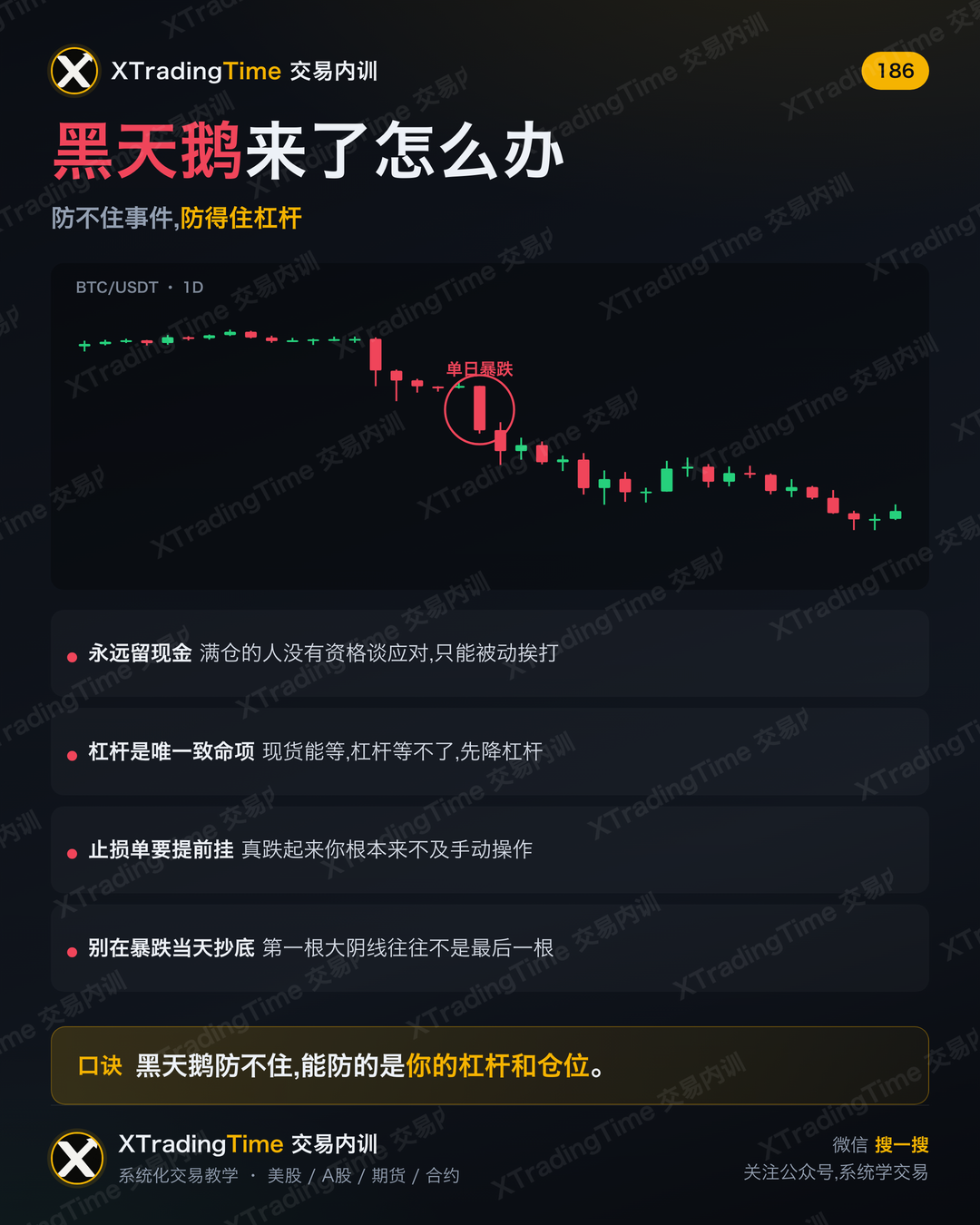 黑天鹅来了怎么办