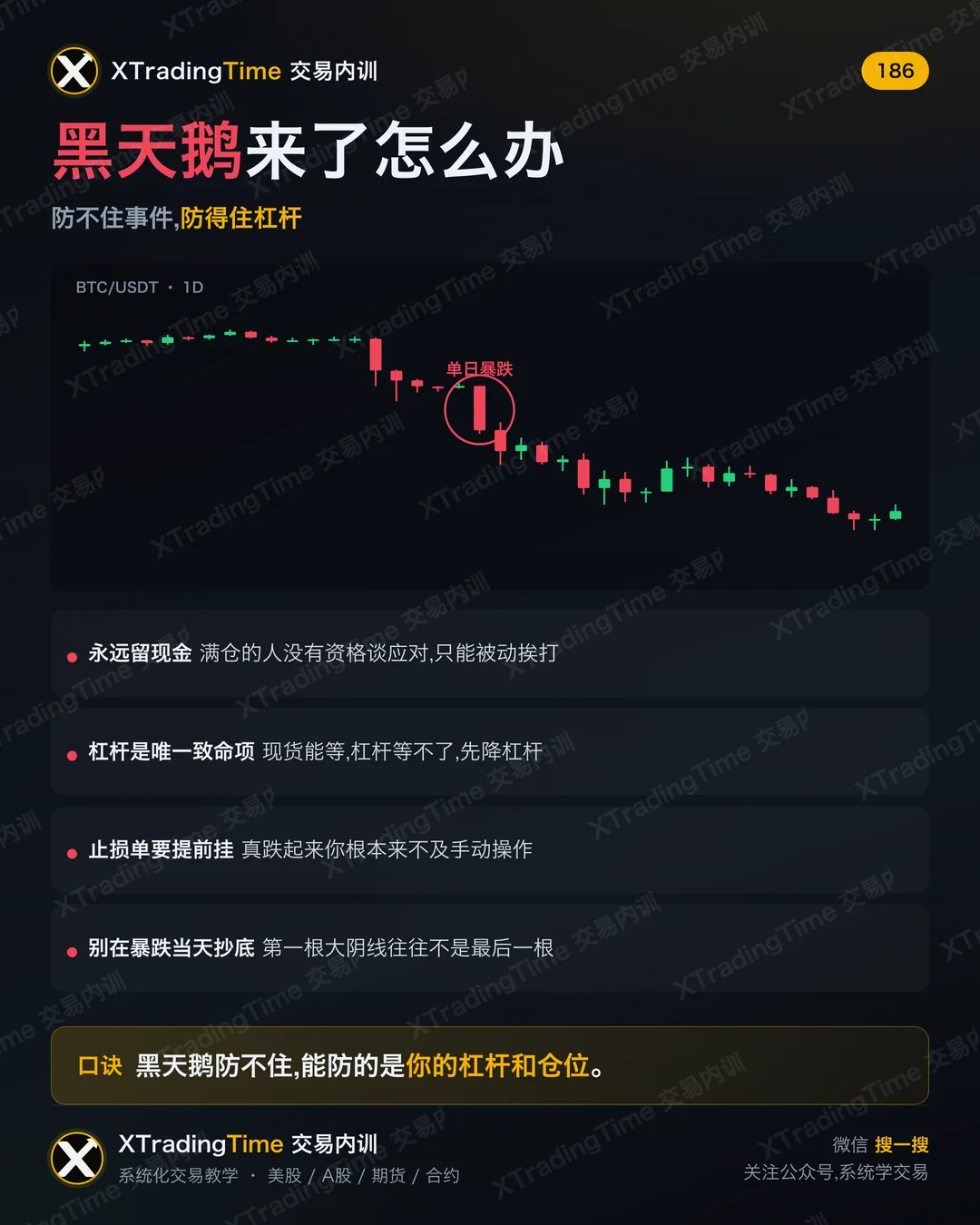 黑天鹅来了怎么办