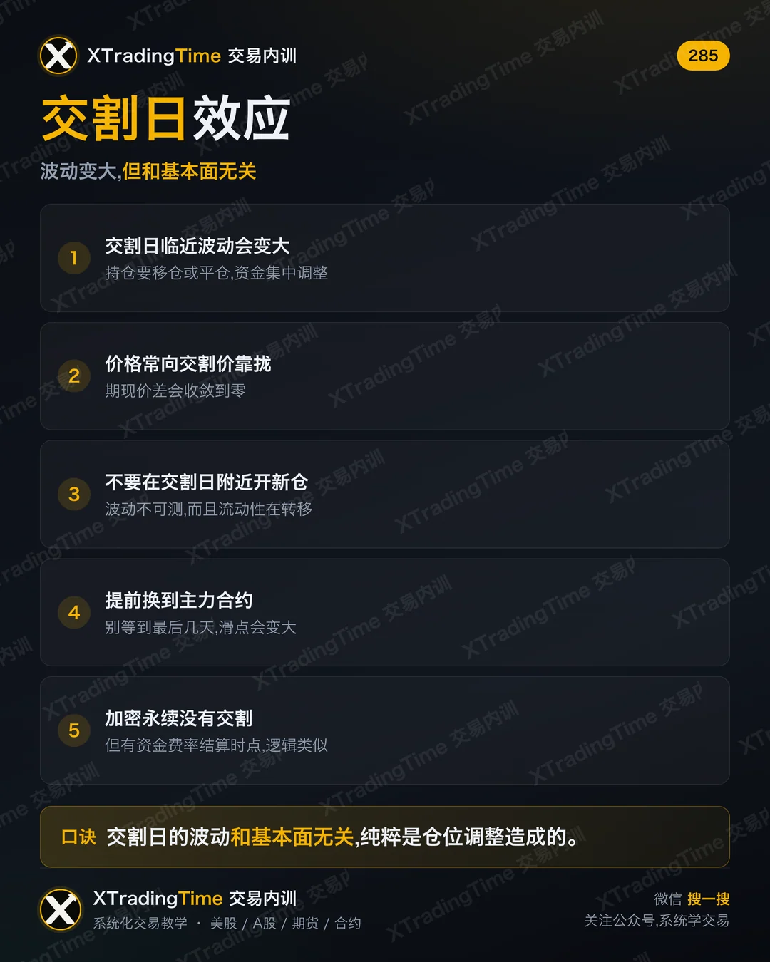 交割日效应