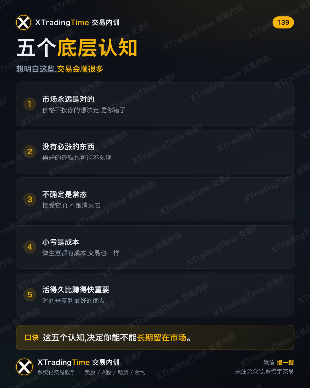 五个底层认知