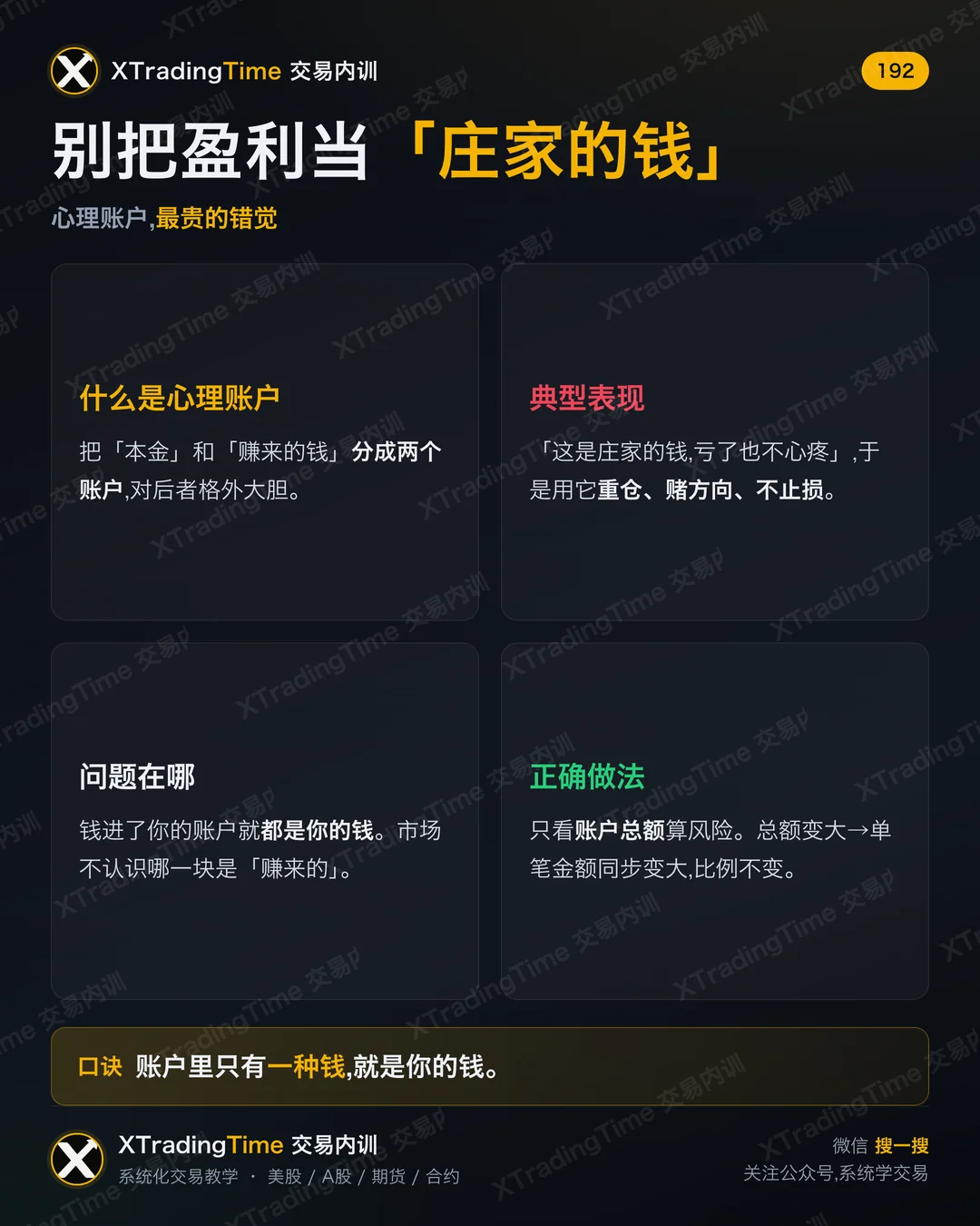 别把盈利当「庄家的钱」